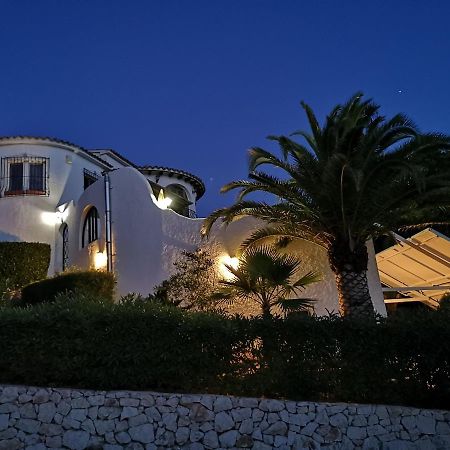 La Madrugada - Luxury Moraira Villa With Sea Views And Private Heated Pool Bagian luar foto