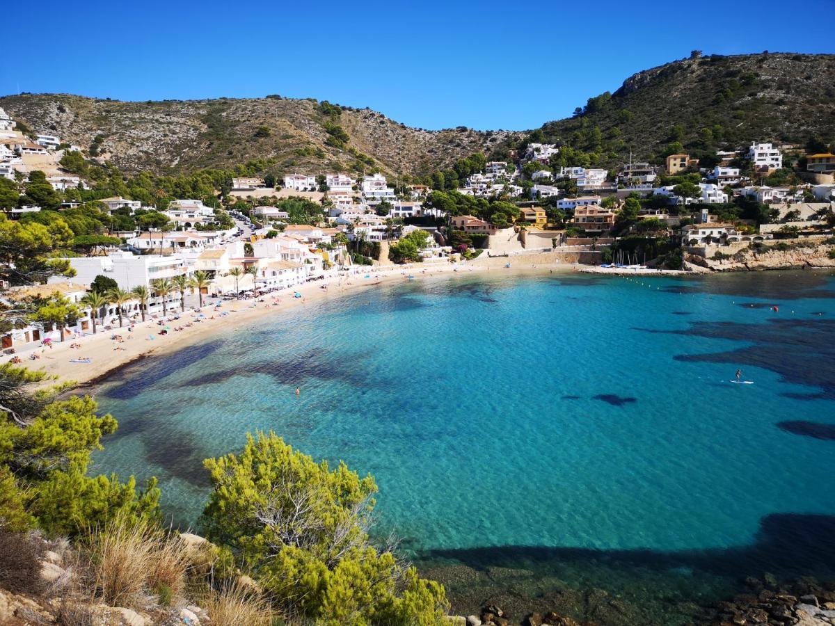 La Madrugada - Luxury Moraira Villa With Sea Views And Private Heated Pool Bagian luar foto