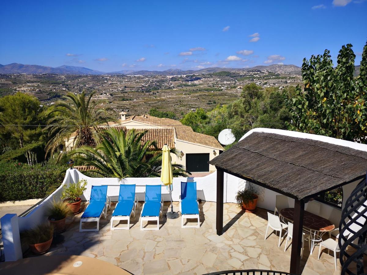 La Madrugada - Luxury Moraira Villa With Sea Views And Private Heated Pool Bagian luar foto
