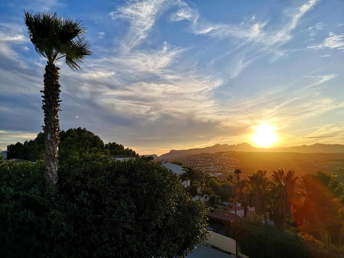La Madrugada - Luxury Moraira Villa With Sea Views And Private Heated Pool Bagian luar foto