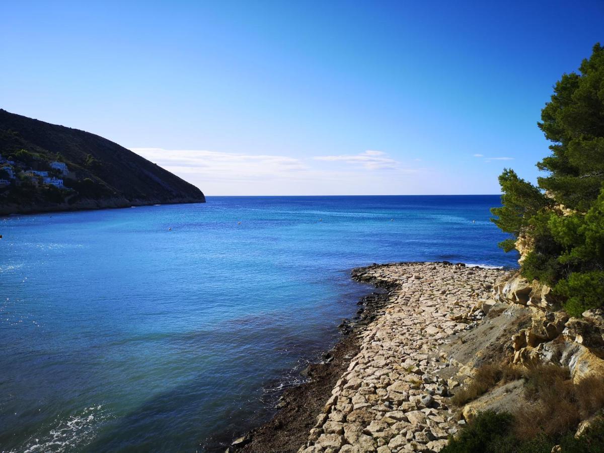 La Madrugada - Luxury Moraira Villa With Sea Views And Private Heated Pool Bagian luar foto