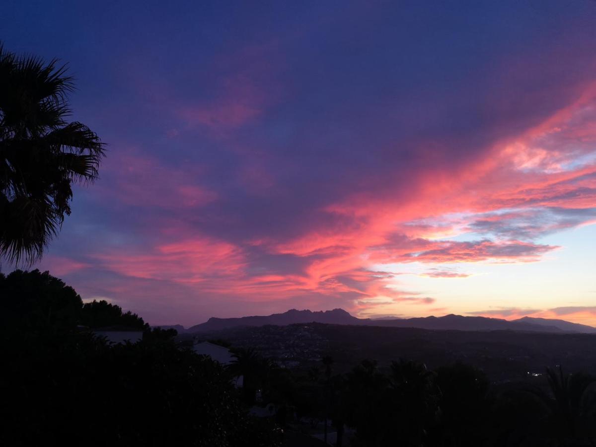 La Madrugada - Luxury Moraira Villa With Sea Views And Private Heated Pool Bagian luar foto
