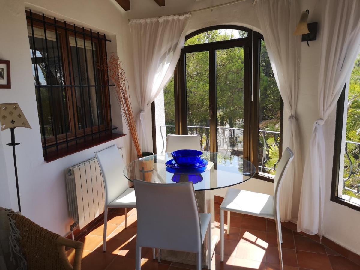 La Madrugada - Luxury Moraira Villa With Sea Views And Private Heated Pool Bagian luar foto