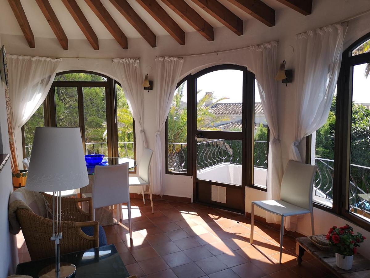 La Madrugada - Luxury Moraira Villa With Sea Views And Private Heated Pool Bagian luar foto