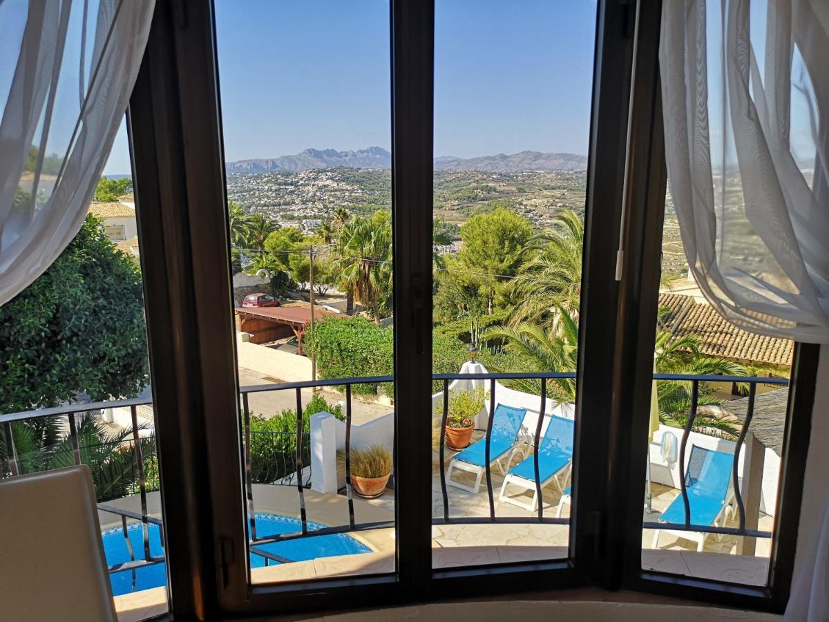 La Madrugada - Luxury Moraira Villa With Sea Views And Private Heated Pool Bagian luar foto