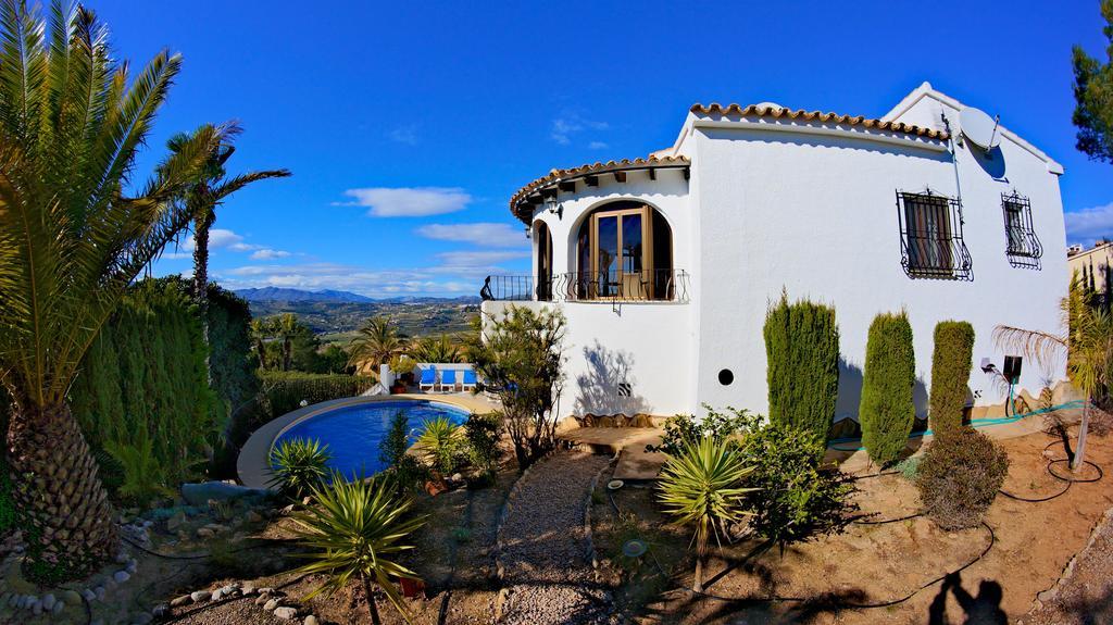 La Madrugada - Luxury Moraira Villa With Sea Views And Private Heated Pool Bagian luar foto